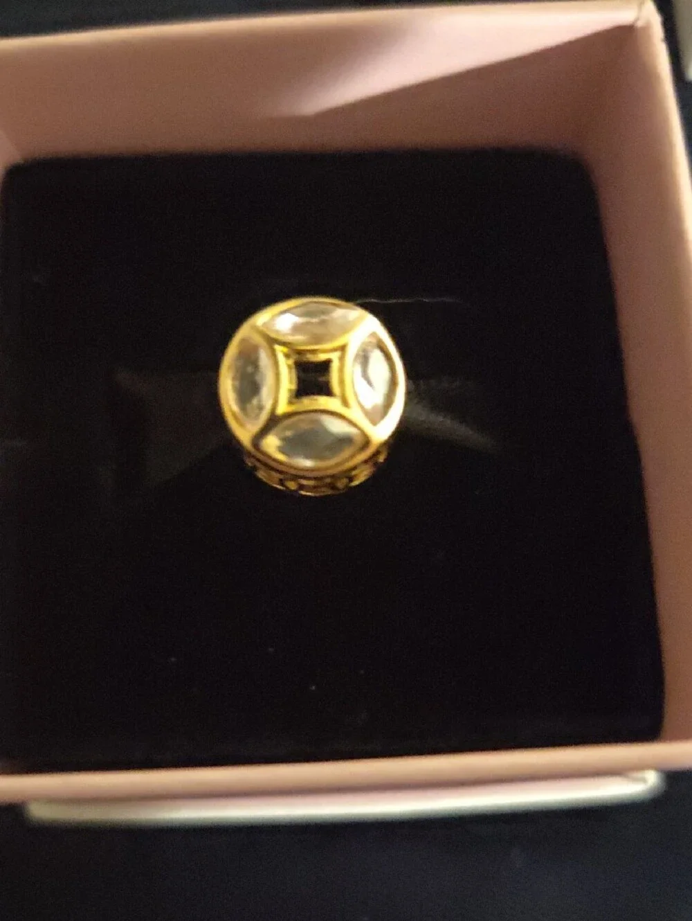 Pandora Shine Gold Fortune Cookie Charm